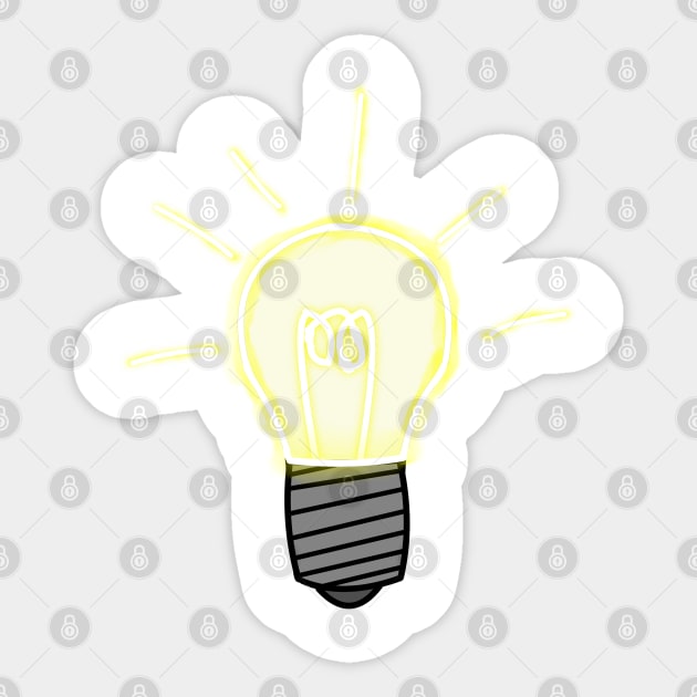 Light Bulb Sticker by JacCal Brothers